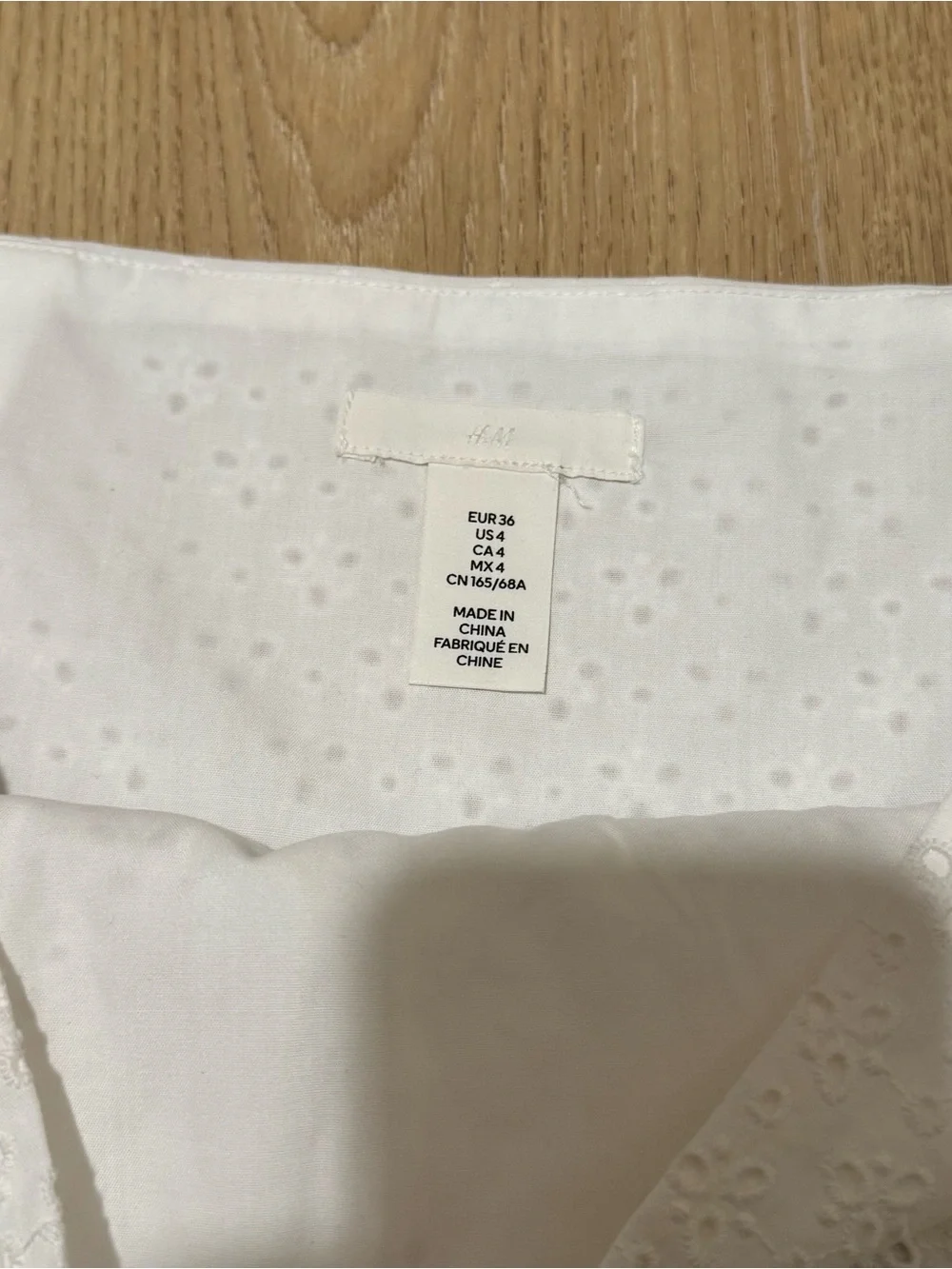 H&M tags removed